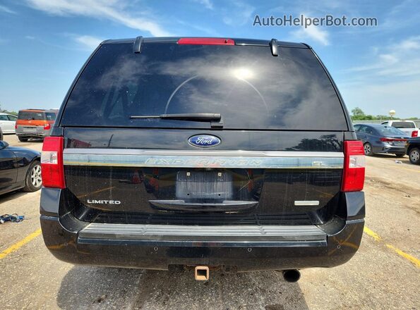 1FMJK2AT0GEF49337 2016 FORD EXPEDITION Black Widok z tyłu