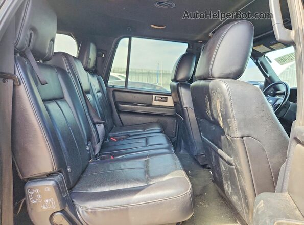 1FMJK2AT0GEF49337 2016 FORD EXPEDITION Black Widok wnętrza z tyłu