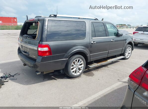 1FMJK2AT0HEA83507 2017 FORD EXPEDITION EL Gray Trasero derecho