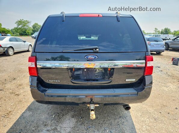 1FMJK2AT1HEA08590 2017 FORD EXPEDITION Black Вид ззаду
