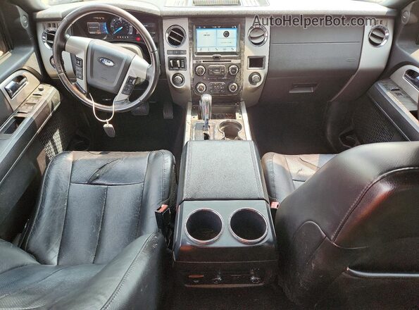 1FMJK2AT1HEA08590 2017 FORD EXPEDITION Black Вид панелі приладів