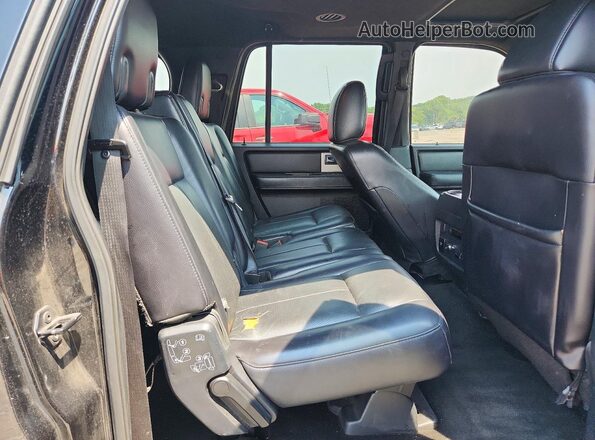 1FMJK2AT1HEA08590 2017 FORD EXPEDITION Black Вид задньої частини салону