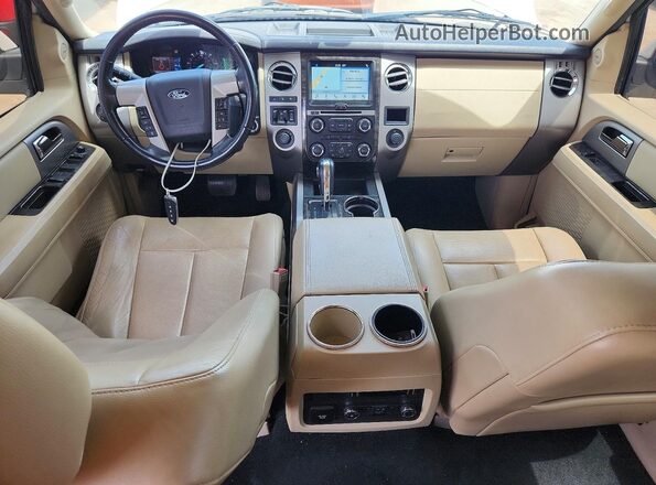 1FMJK2AT2GEF45757 2016 FORD EXPEDITION White Dashboard view