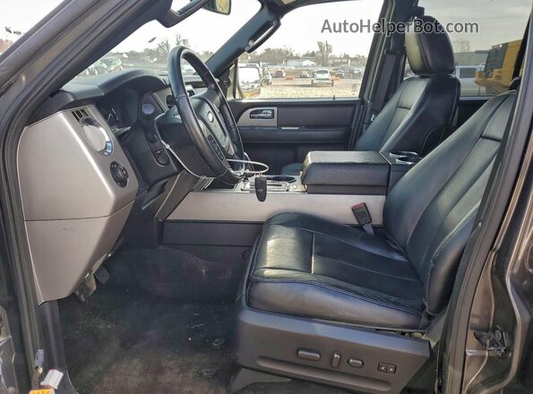 1FMJK2AT2HEA80320 2017 FORD EXPEDITION Charcoal წინა სალონის ხედი