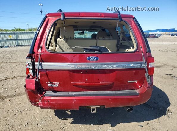 1FMJK2AT3HEA09157 2017 FORD EXPEDITION Red უკანა ხედი