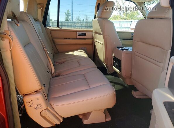 1FMJK2AT3HEA09157 2017 FORD EXPEDITION Red უკანა სალონის ხედი