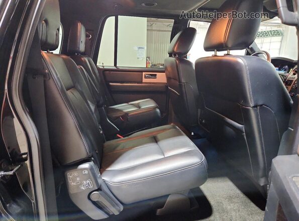 1FMJK2AT4HEA77063 2017 FORD EXPEDITION Black Вид задньої частини салону