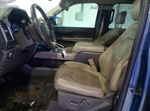 1FMJK2ATXKEA43071 2019 FORD EXPEDITION Синий Вид салона спереди