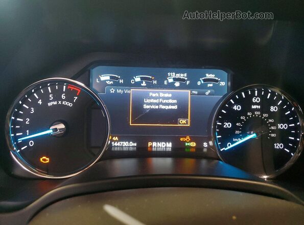 1FMJK2ATXKEA43071 2019 FORD EXPEDITION Синий Вид щитка приборов