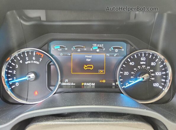 1FMJU1HT0KEA64358 2019 FORD EXPEDITION White Instrument cluster view
