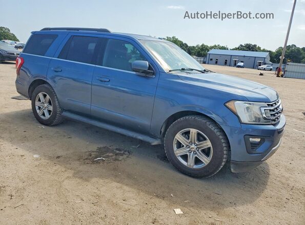 1FMJU1HT4JEA07868 2018 FORD EXPEDITION Синий Передняя правая четверть