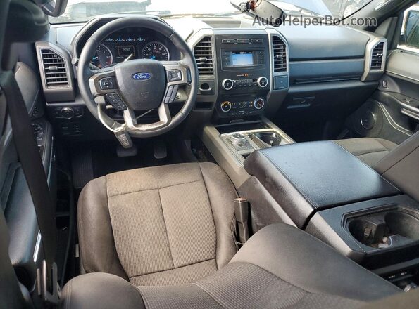 1FMJU1HT4JEA07868 2018 FORD EXPEDITION Синий Вид панели приборов