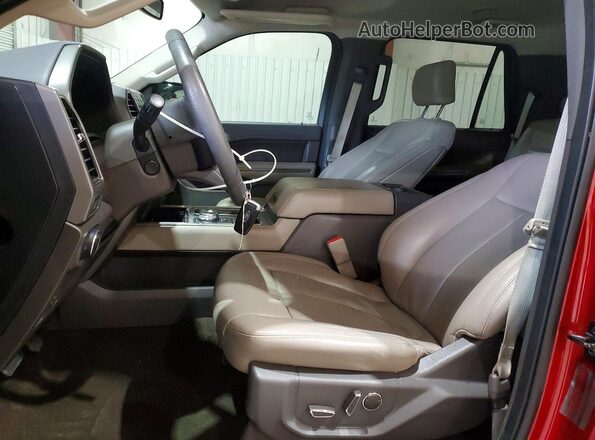 1FMJU1HT6KEA62081 2019 FORD EXPEDITION Red Widok wnętrza z przodu