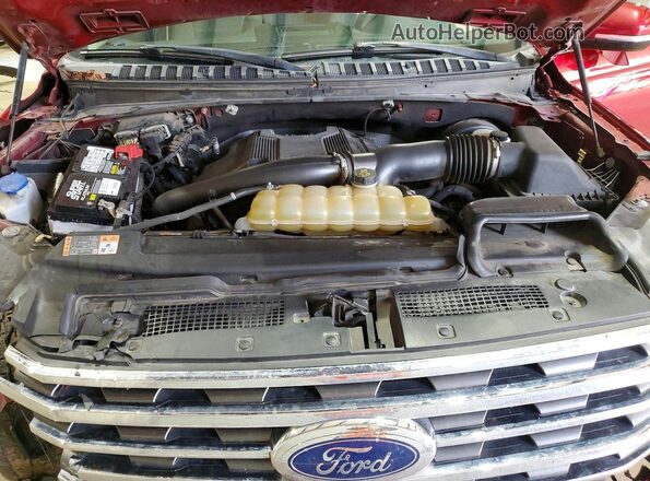 1FMJU1HT6KEA62081 2019 FORD EXPEDITION Red Widok wnętrza z tyłu
