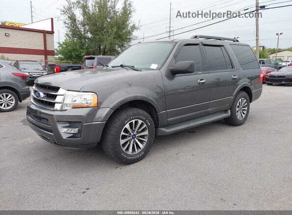 1FMJU1HT7GEF38930 2016 FORD EXPEDITION Gray წინა მარცხენა ხედი სამი მეოთხედიდან