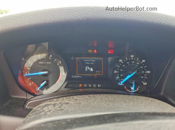 1FMJU1HT7HEA01668 2017 FORD EXPEDITION White ხელსაწყოთა პანელის ხედი