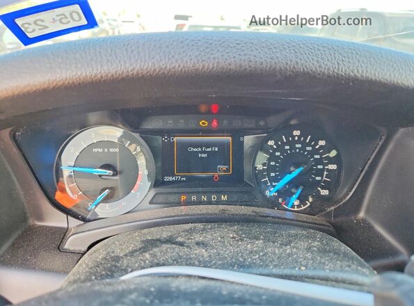 1FMJU1HT7HEA69257 2017 FORD EXPEDITION Gray ხელსაწყოთა პანელის ხედი