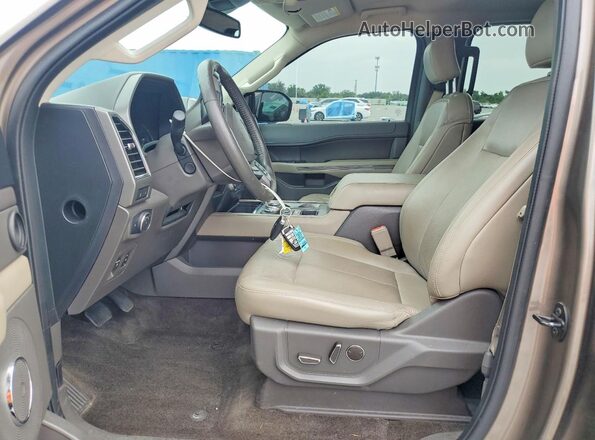 1FMJU1HT7JEA09405 2018 FORD EXPEDITION Brown Widok wnętrza z przodu