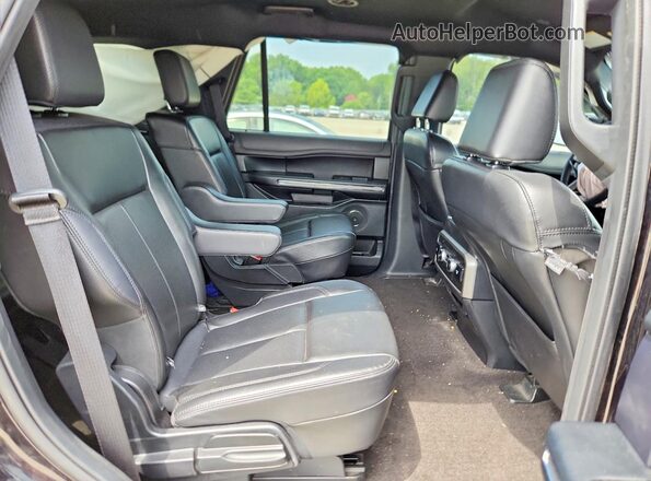 1FMJU1HT8MEA50341 2021 FORD EXPEDITION Black Rear seats view