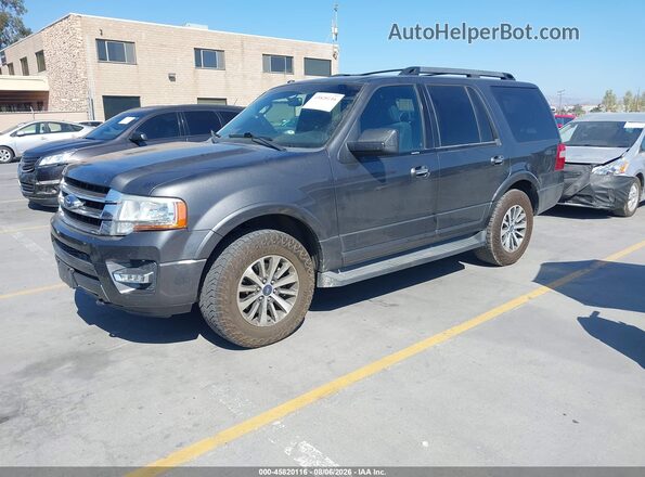 1FMJU1JT4HEA43032 2017 FORD EXPEDITION Gray წინა მარცხენა ხედი სამი მეოთხედიდან