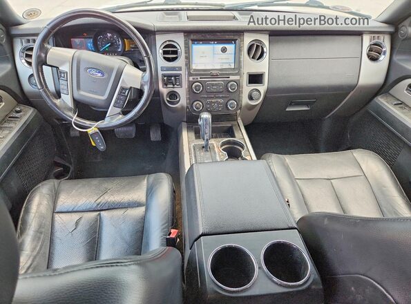 1FMJU1KT7GEF55302 2016 FORD EXPEDITION Серебряный Вид панели приборов