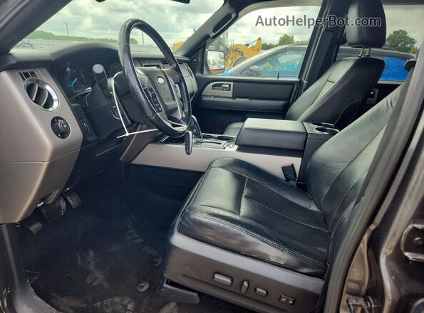 1FMJU2AT1HEA07109 2017 FORD EXPEDITION Gray Widok wnętrza z przodu