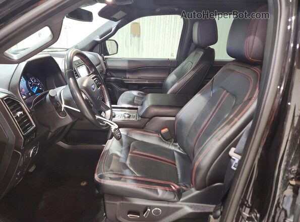 1FMJU2AT2KEA00886 2019 FORD EXPEDITION Black Widok wnętrza z przodu