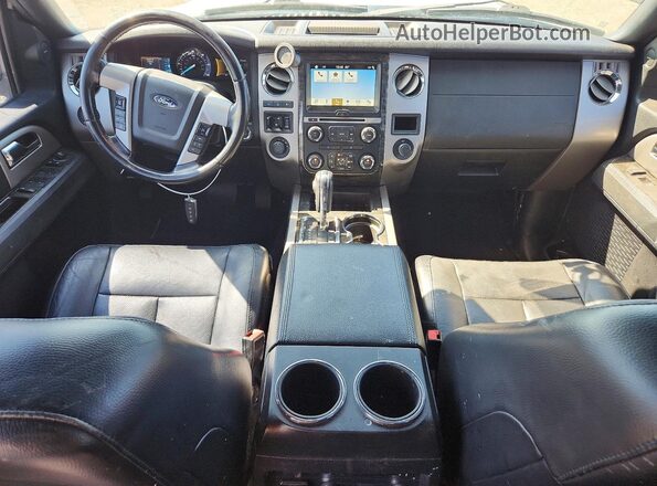 1FMJU2AT5HEA69810 2017 FORD EXPEDITION Silver Widok deski rozdzielczej