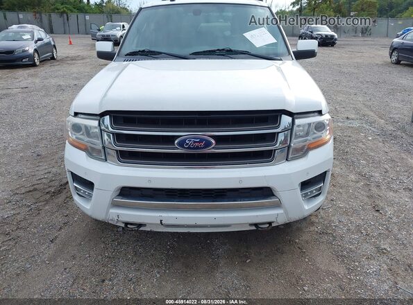 1FMJU2AT7GEF09024 2016 FORD EXPEDITION White ხელსაწყოთა პანელის ხედი