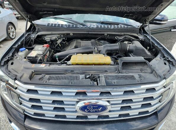 1FMJU2AT7JEA39858 2018 FORD EXPEDITION Black ძრავის განყოფილების ხედი