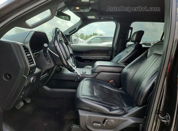 1FMJU2AT7JEA39858 2018 FORD EXPEDITION Black წინა სალონის ხედი