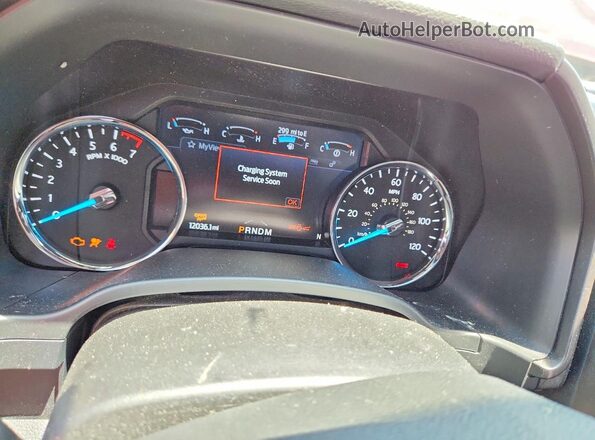 1FMJU2AT8LEA85203 2020 FORD EXPEDITION Red Instrument cluster view