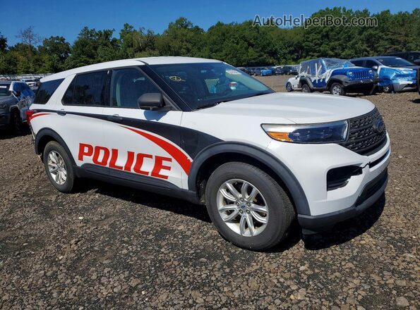 1FMSK7BH2LGB30500 2020 FORD EXPLORER White Przód prawy