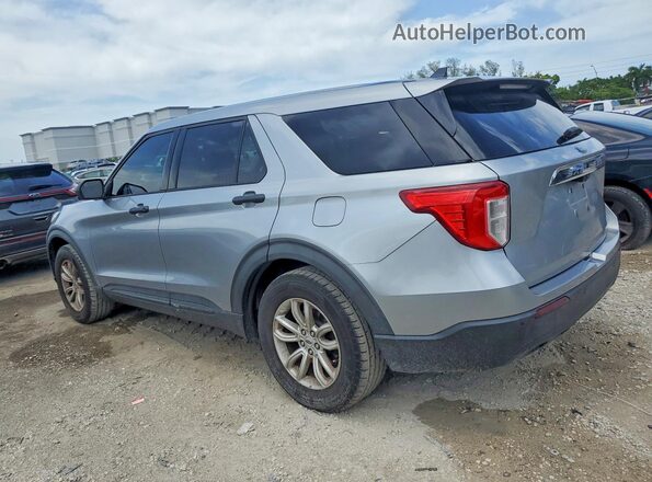 1FMSK7BH4MGA92141 2021 FORD EXPLORER Silver Հետևի ձախ