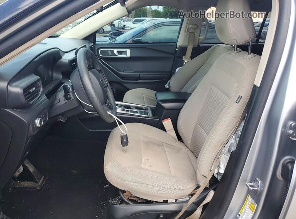 1FMSK7BH4MGA92141 2021 FORD EXPLORER Silver Սալոնի դիմացի տեսք