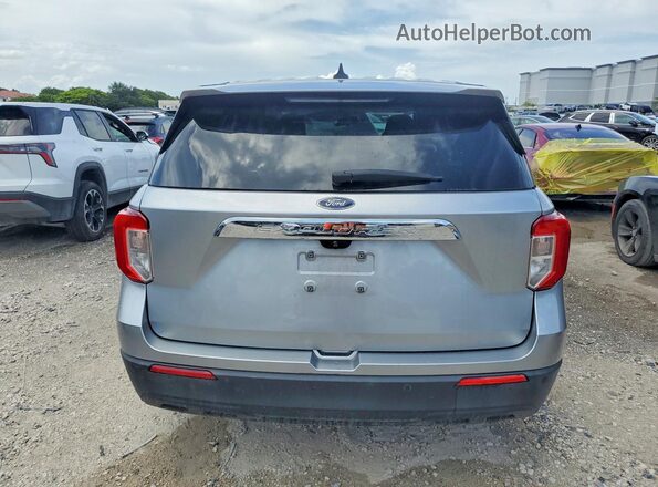 1FMSK7BH4MGA92141 2021 FORD EXPLORER Silver Հետևի տեսք