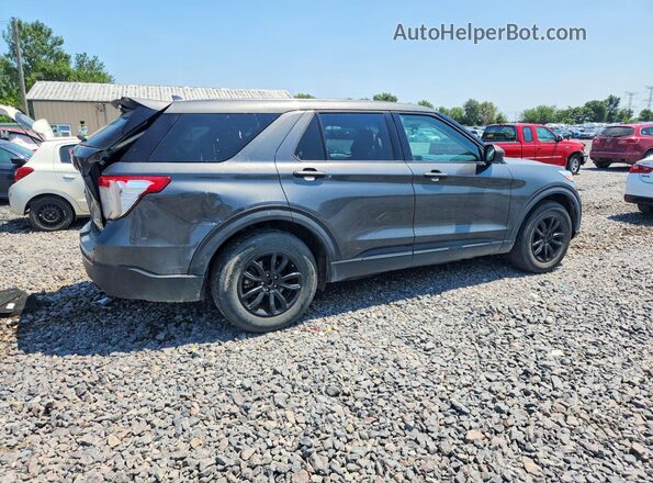 1FMSK7BH6LGC58903 2020 FORD EXPLORER Charcoal Задня права чверть