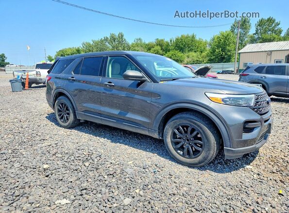 1FMSK7BH6LGC58903 2020 FORD EXPLORER Charcoal Передня права чверть