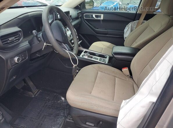 1FMSK7BH6MGA55981 2021 FORD EXPLORER Silver წინა სალონის ხედი