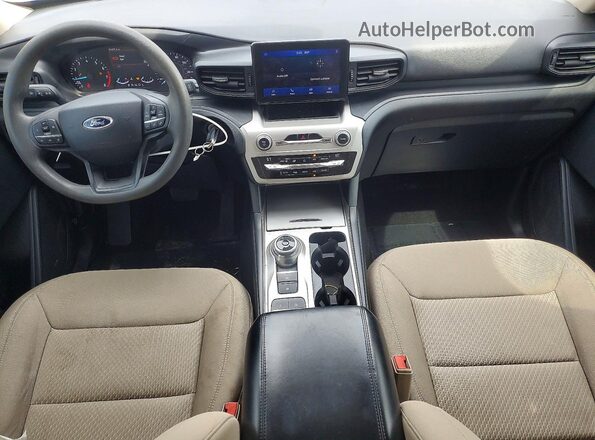 1FMSK7BH6MGA55981 2021 FORD EXPLORER Silver წინა პანელის ხედი