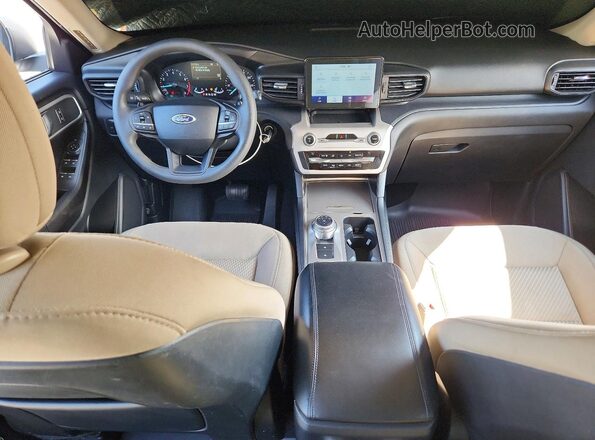 1FMSK7BH8LGC99582 2020 FORD EXPLORER White Вид панелі приладів