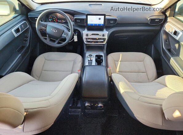 1FMSK7BH9LGC79115 2020 FORD EXPLORER Silver Вид панелі приладів