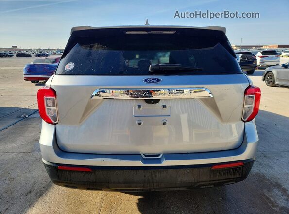 1FMSK7BH9LGC79115 2020 FORD EXPLORER Silver Вид ззаду