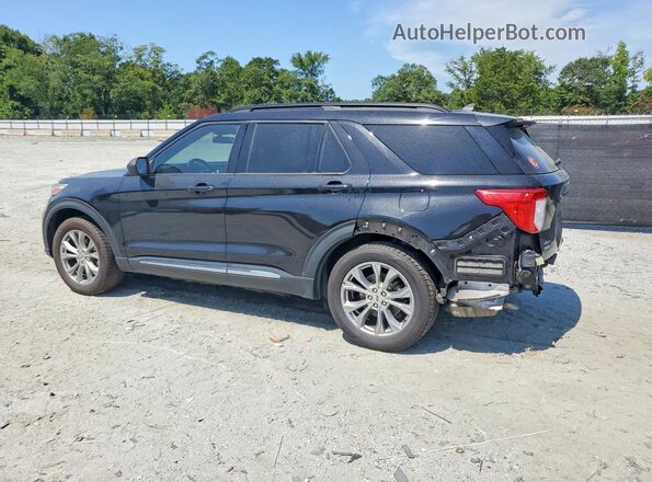 1FMSK7DH0NGC51834 2022 FORD EXPLORER Black Rear left