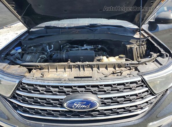 1FMSK7DH0NGC51834 2022 FORD EXPLORER Black Engine compartment view