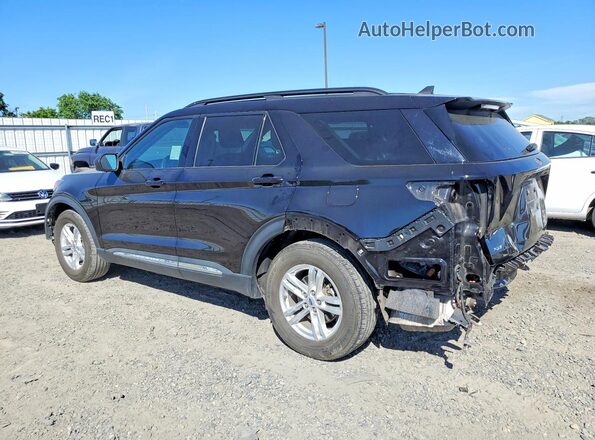 1FMSK7DH0PGA90694 2023 FORD EXPLORER Black უკანა მარცხენა