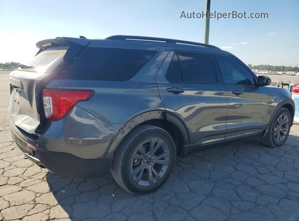 1FMSK7DH0PGB77866 2023 FORD EXPLORER Gray Trasero derecho