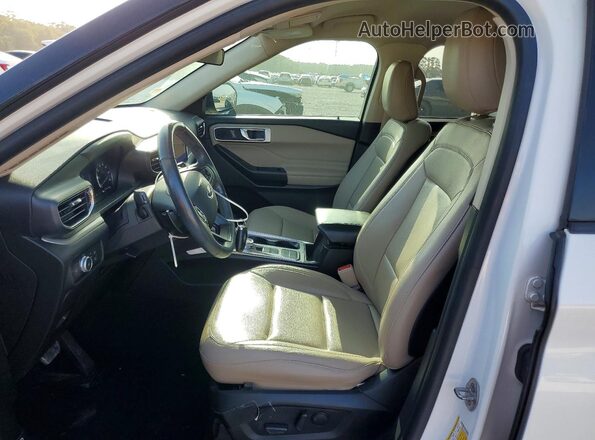 1FMSK7DH1LGB04189 2020 FORD EXPLORER White Սալոնի դիմացի տեսք