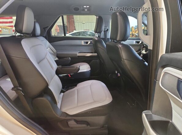1FMSK7DH1MGA33223 2021 FORD EXPLORER White Rear interior view