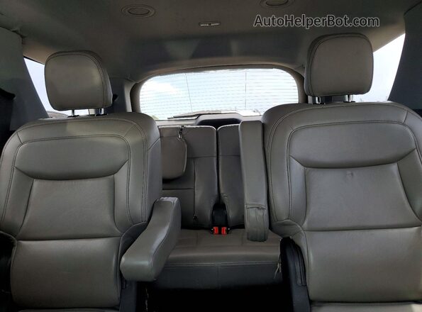 1FMSK7DH1MGA70742 2021 FORD EXPLORER Blue Rear seats view